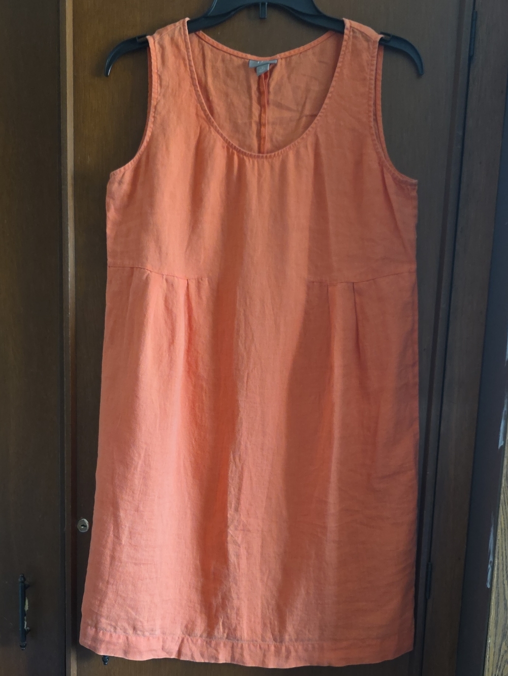 J. Jill Sleeveless Linen Shift Dress Sz S